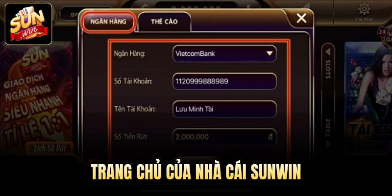 Trang chủ của nhà cái Sunwin